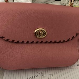 Coach Marlie Whipstitch pink bubblegum vint mauve